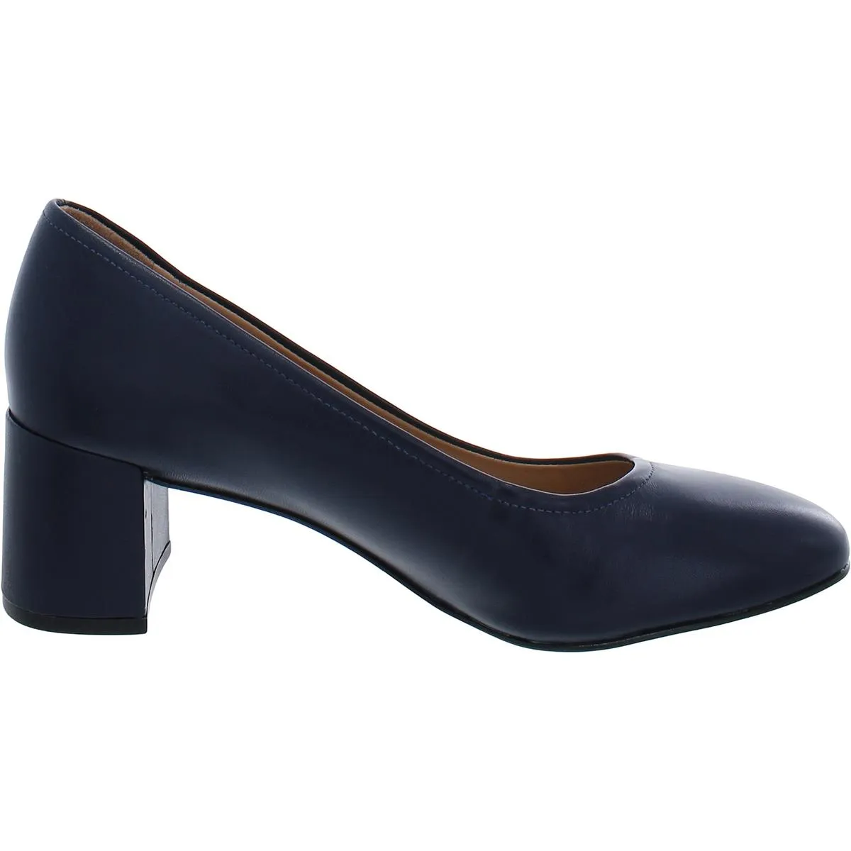 27 Edit Womens Rebecca Solid Block Heel Pumps