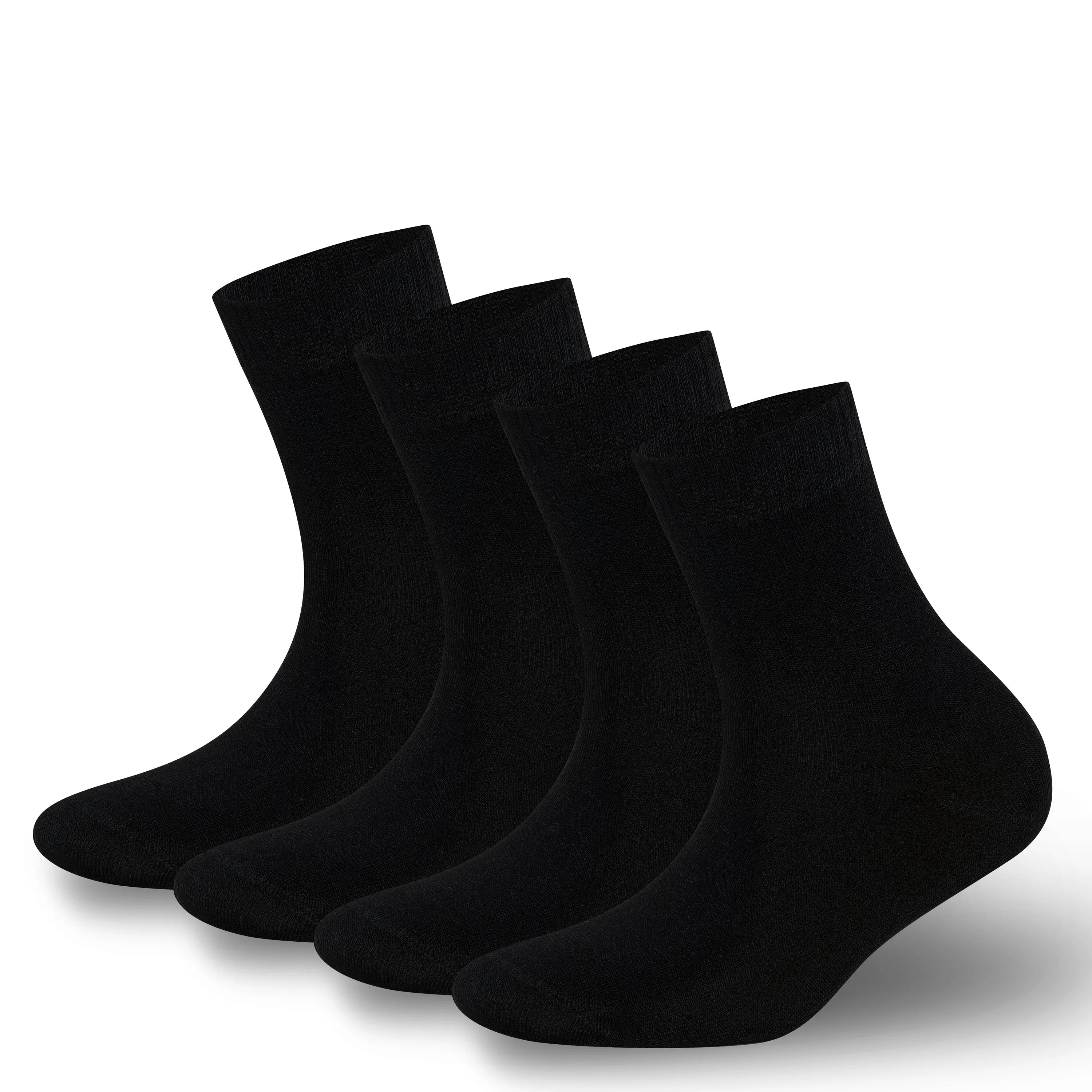 Bambooven Mens & Womens Rayon Made from Bamboo Diabetic 4 Pairs Ankle Socks