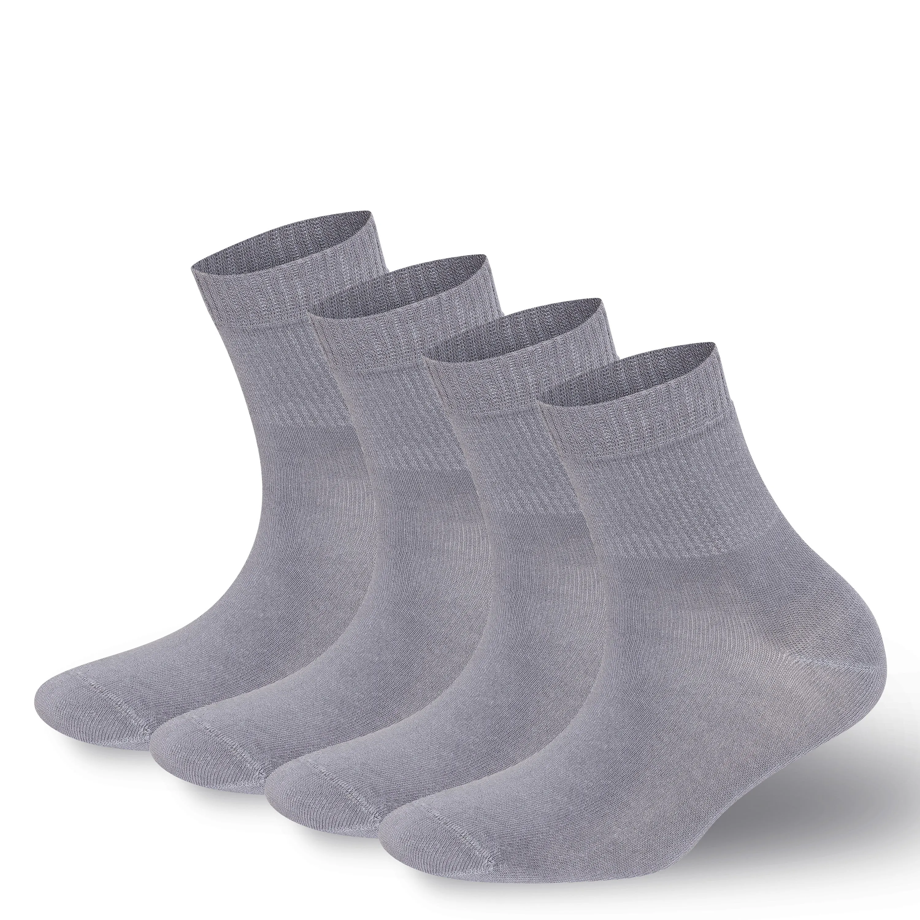 Bambooven Mens & Womens Rayon Made from Bamboo Diabetic 4 Pairs Ankle Socks