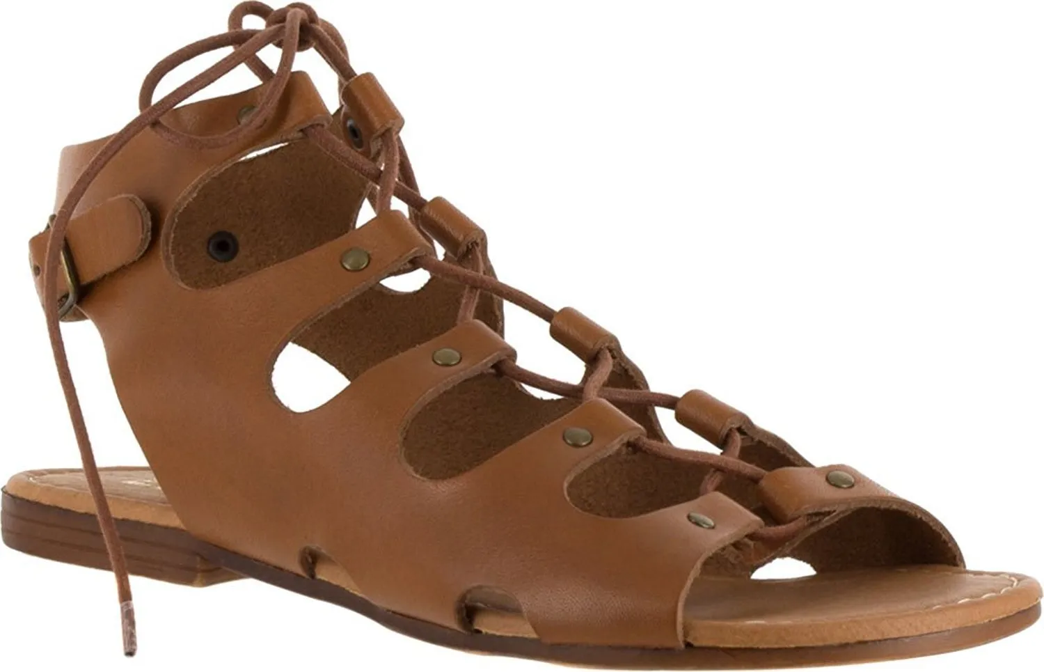 Bella Vita Women's Oriana Ghillie Gladiator Sandal