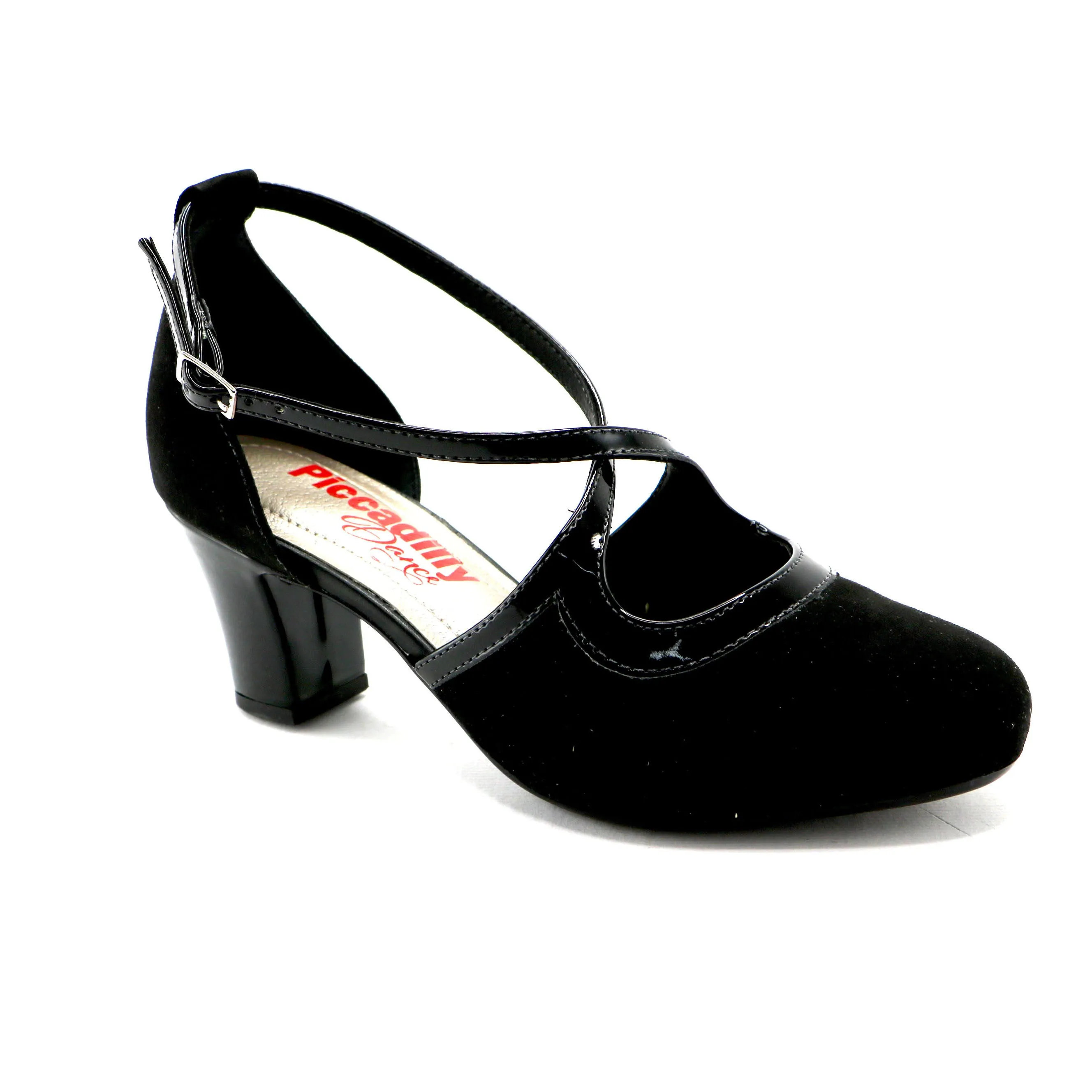 Black Microfiber Dance Shoe for Womens (696.004)