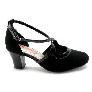 Black Microfiber Dance Shoe for Womens (696.004)