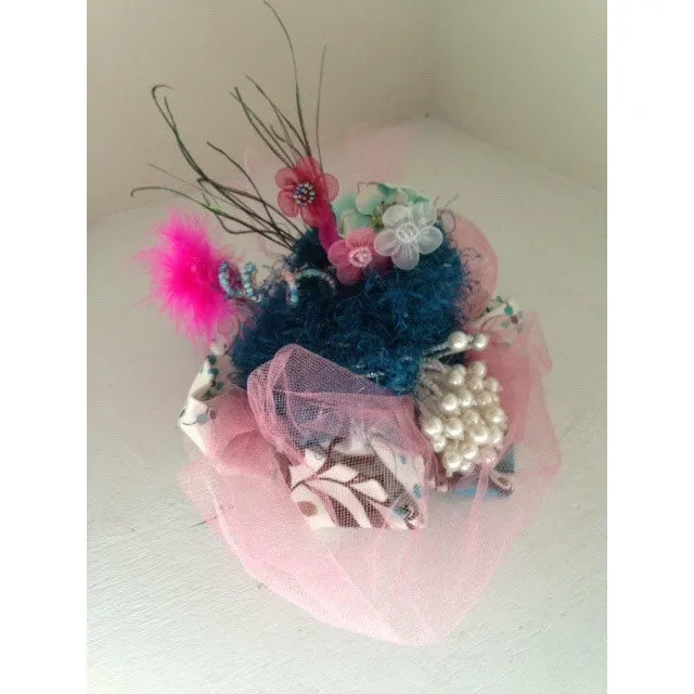 Bug fascinator-Hair accessory-Easter hat-headband-Spring-hat-butterfly