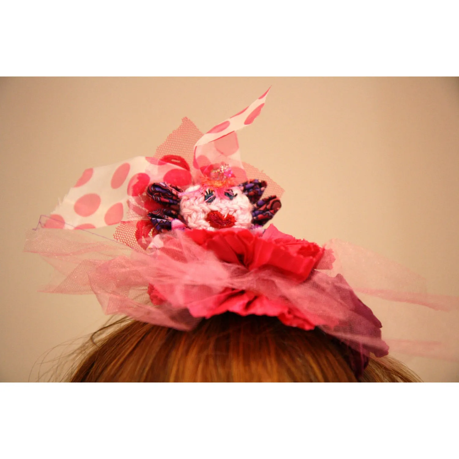 Bug fascinator-Hair accessory-Easter hat-headband-Spring-hat-butterfly