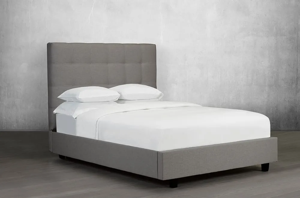 Comfortable Bed with Luxuriously padded headboard