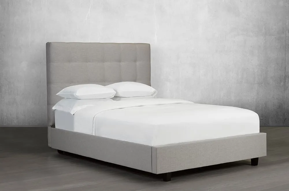 Comfortable Bed with Luxuriously padded headboard