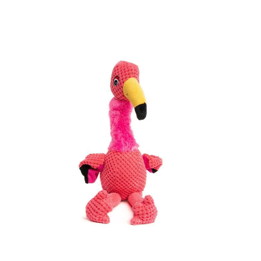 Fabdog | Floppy Flamingo - Plush Dog Toy