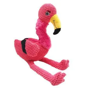 Fabdog | Floppy Flamingo - Plush Dog Toy