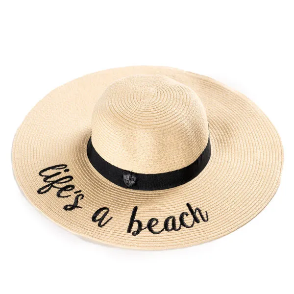 Floppy Straw Hat | Life's A Beach