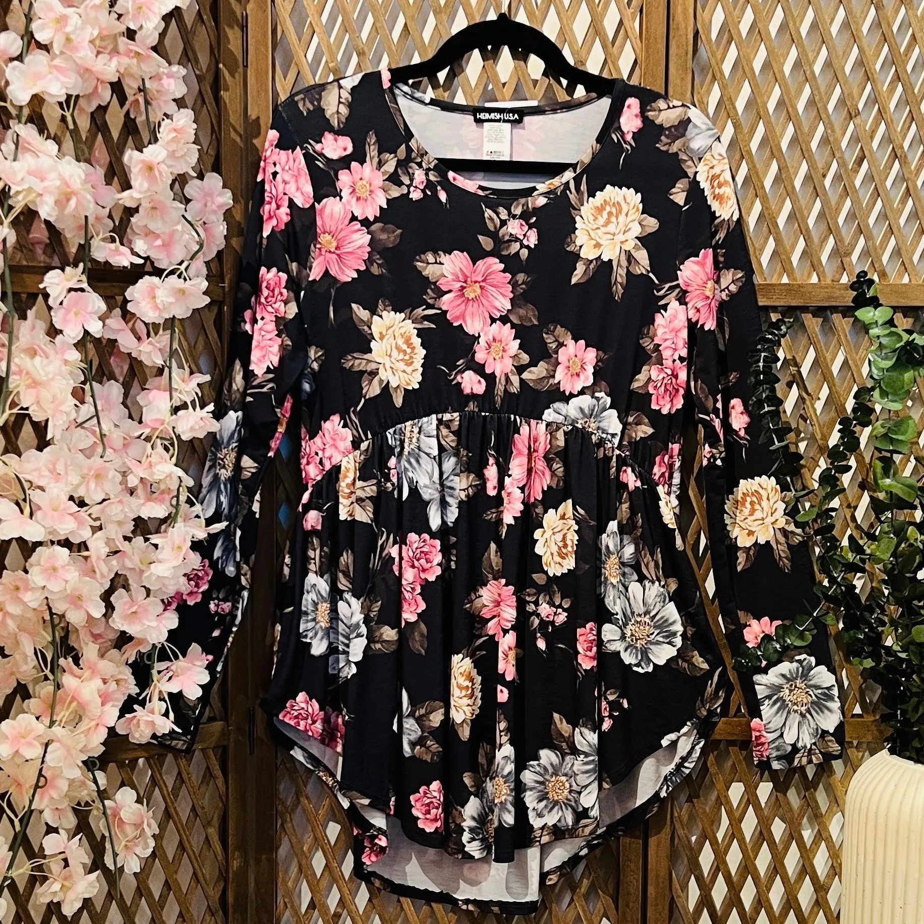 Floral Baby Doll Top