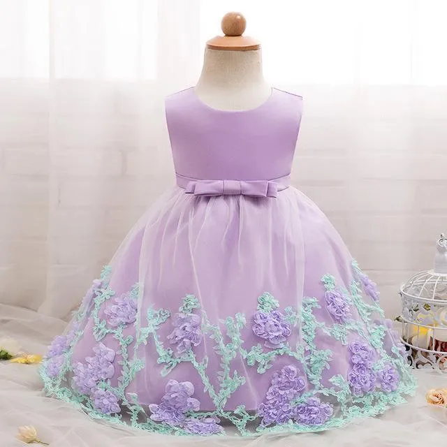 Girls Dress, Baby Princess Dress, Baptism Dress