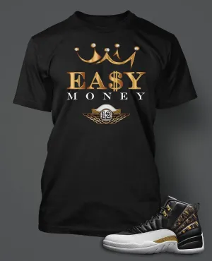 Graphic T-Shirt To Match Retro Air Jordan 12 Wings Shoe