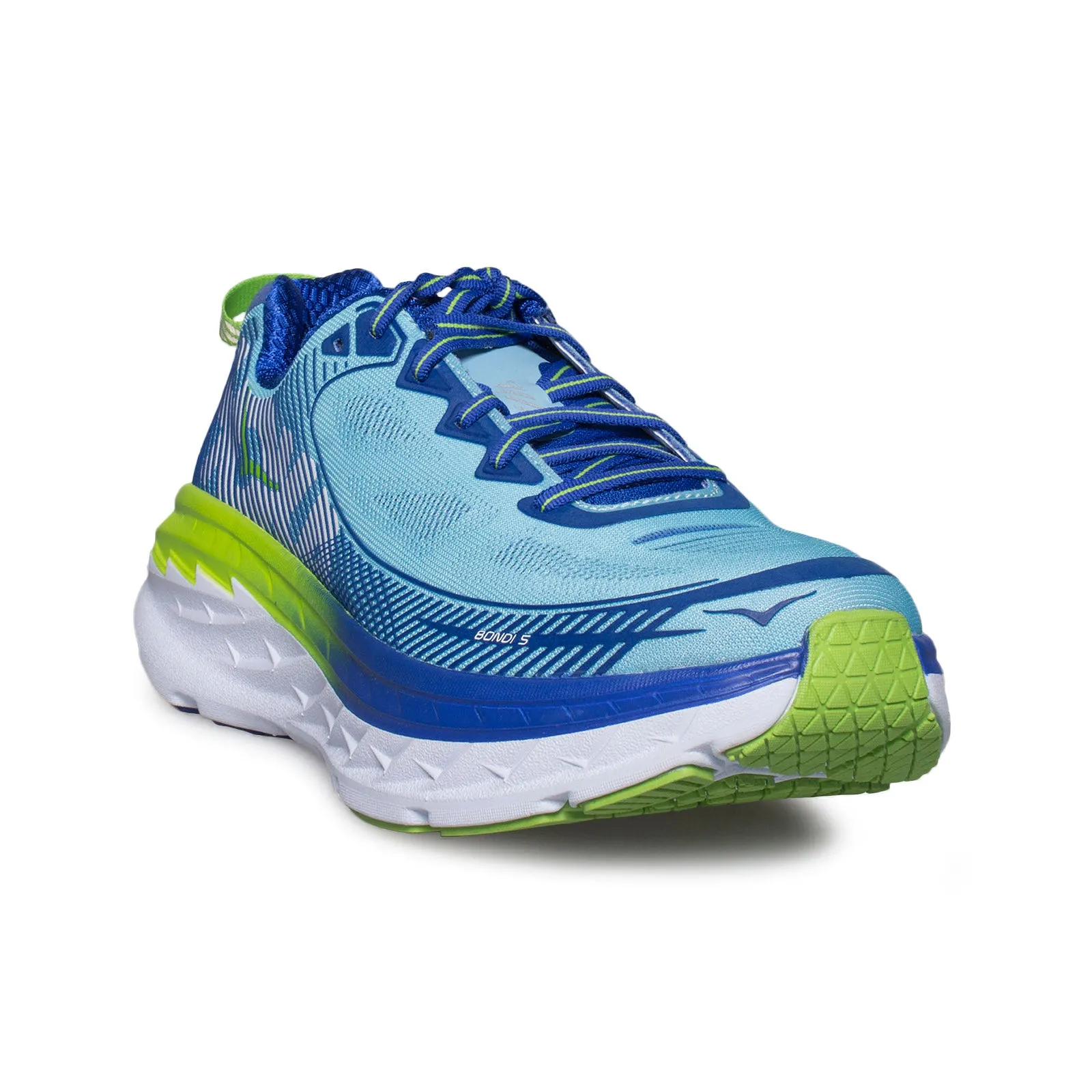 Hoka One One Bondi 5 Sky Blue / Surf The Web Running Shoes - Women's