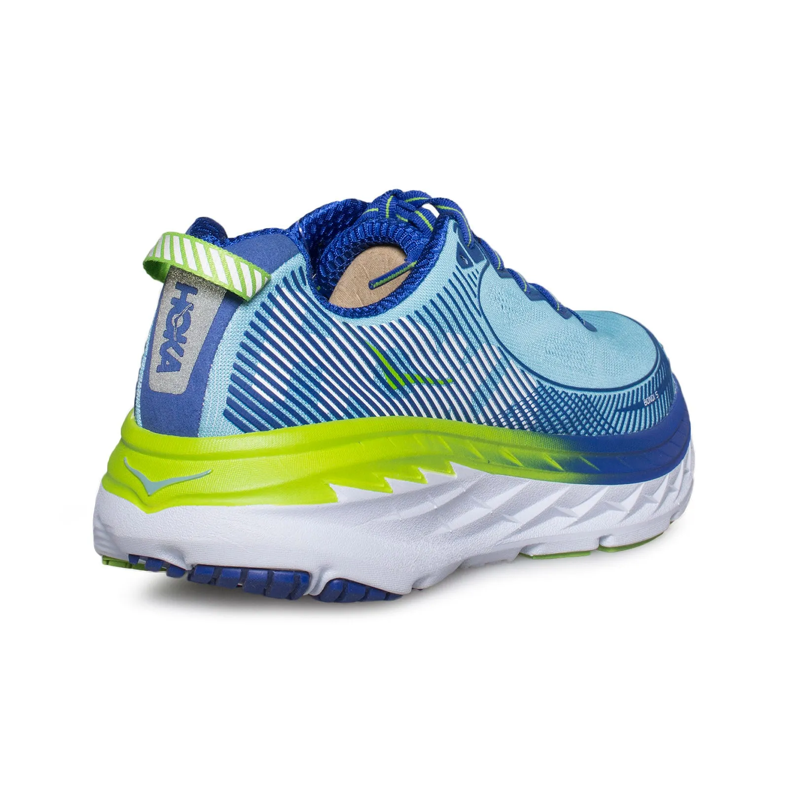 Hoka One One Bondi 5 Sky Blue / Surf The Web Running Shoes - Women's