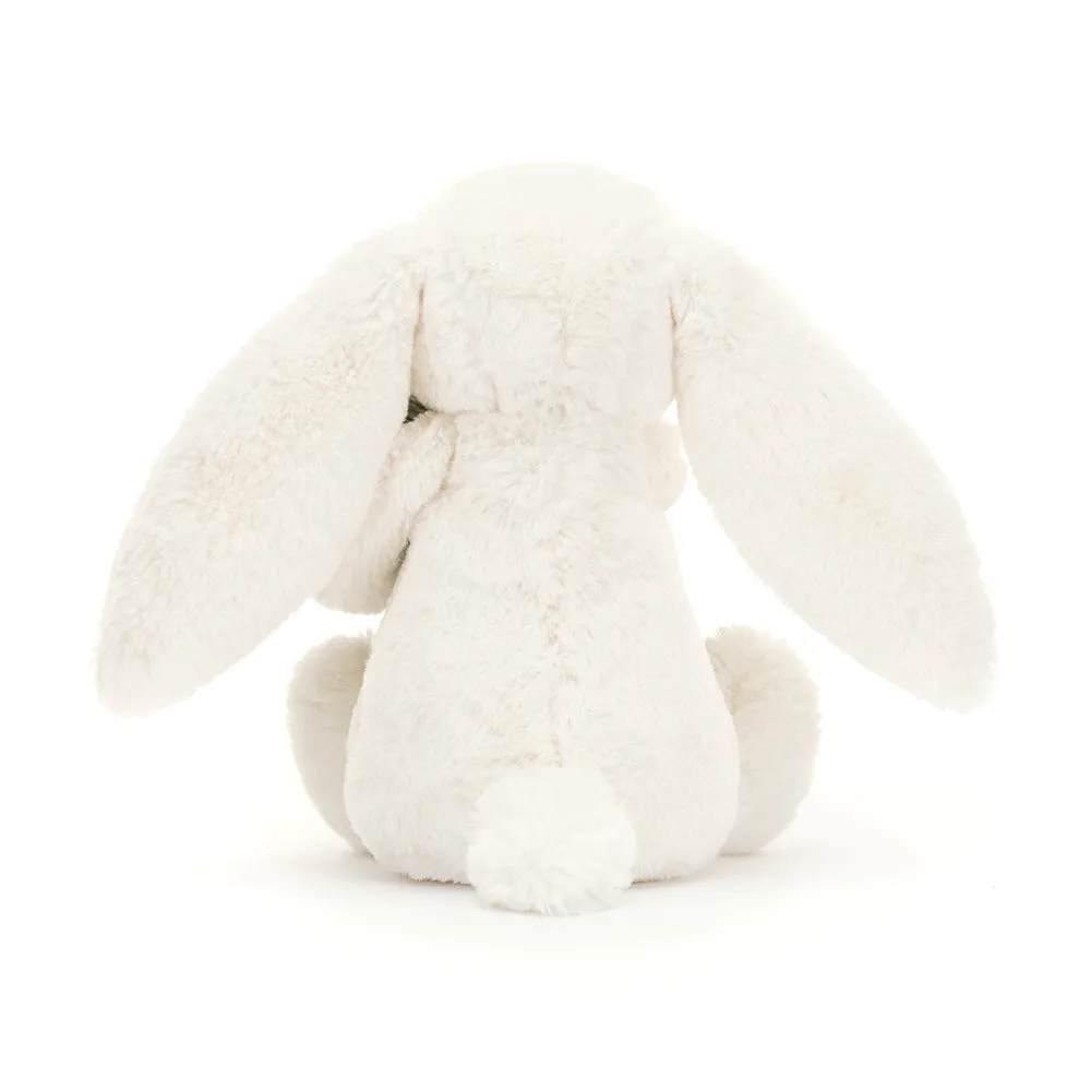 Jellycat Bashful Bunny with Christmas Tree