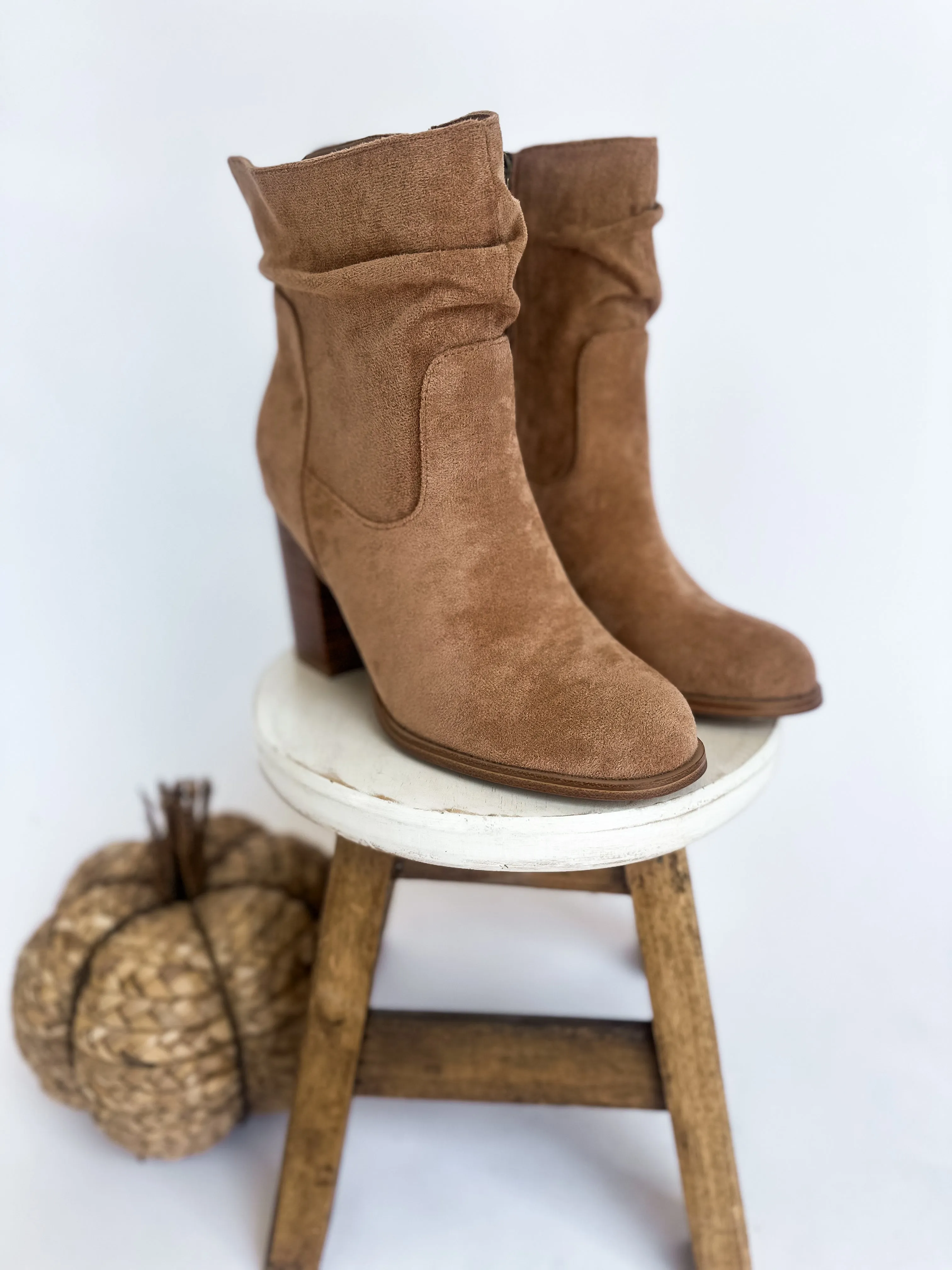 Last Call Corkys Booties-Camel