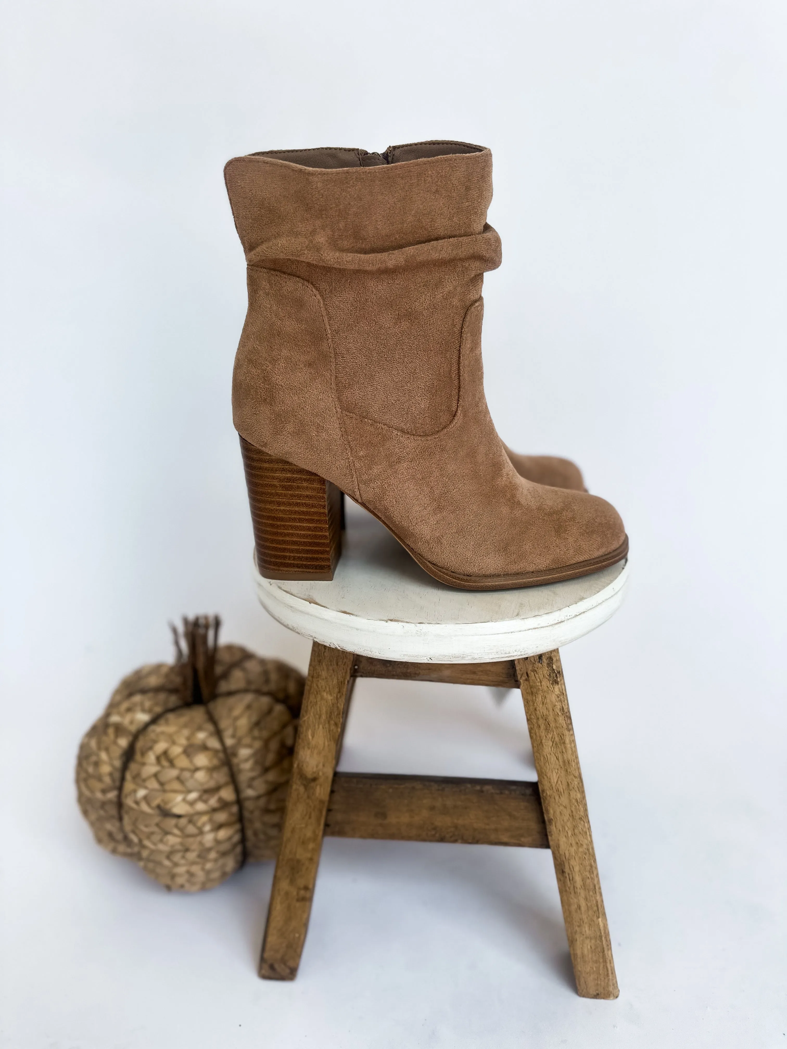 Last Call Corkys Booties-Camel