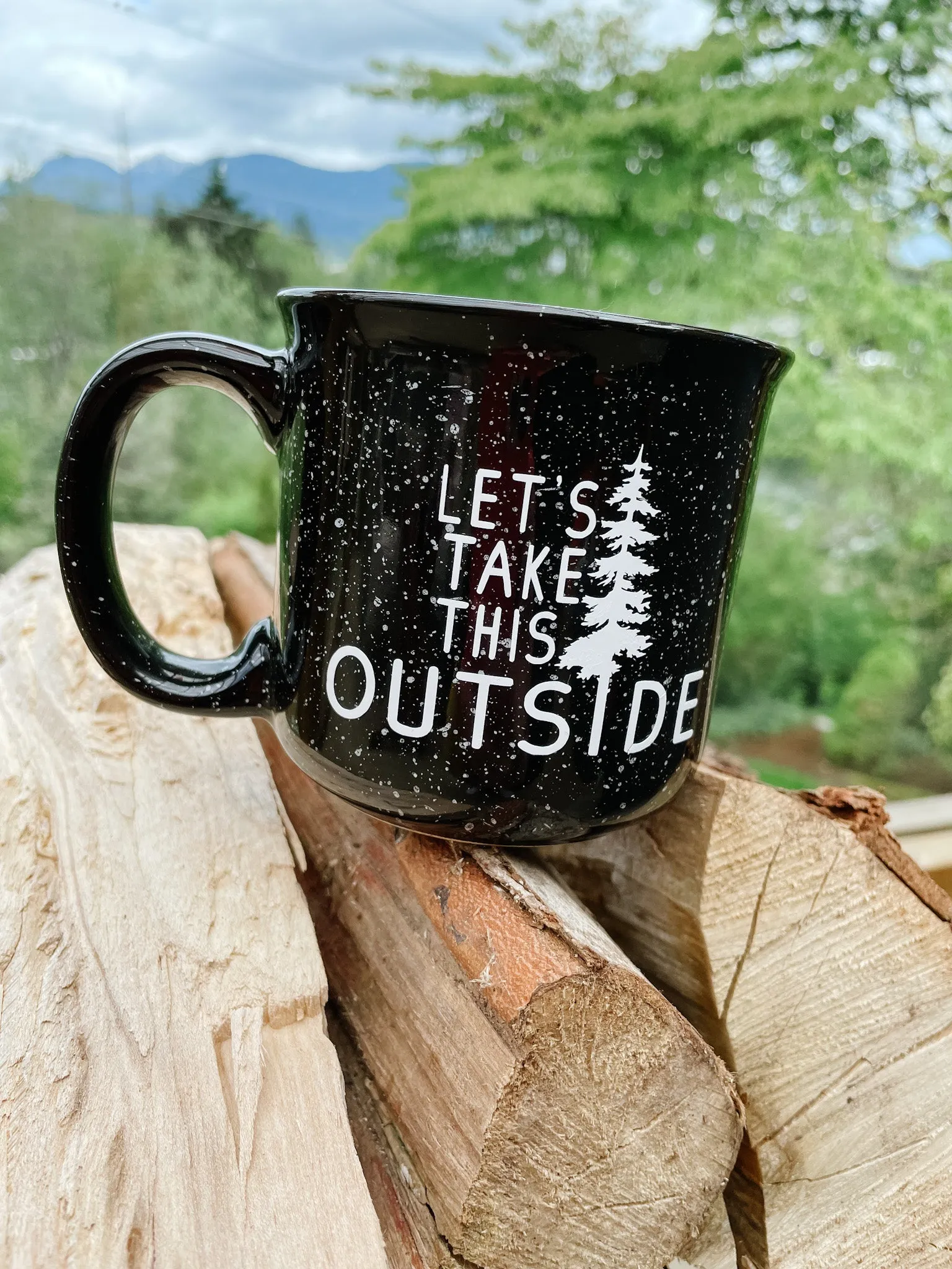 Let's Take this Outside Ceramic Mug