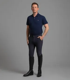 Levanzo Men's Full Seat Gel Riding Breeches Navy