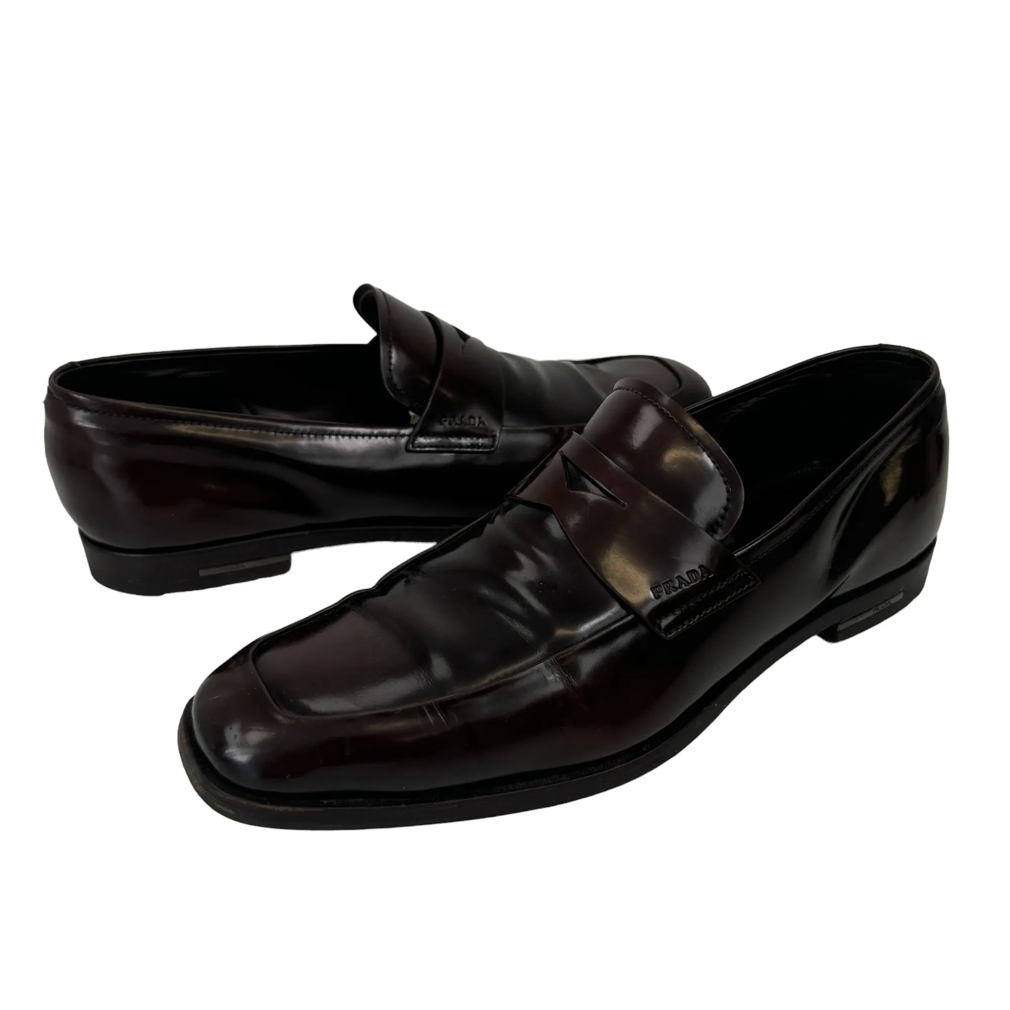 Men's Spazzolato Fume Loafers Brown Size EU 40 / UK 6