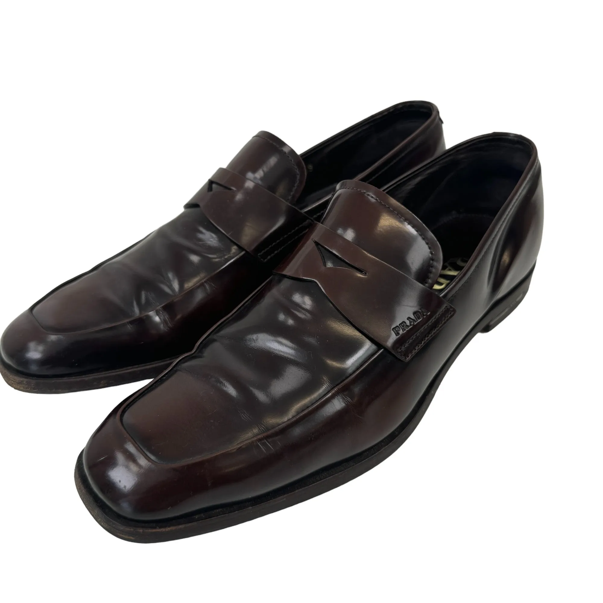 Men's Spazzolato Fume Loafers Brown Size EU 40 / UK 6