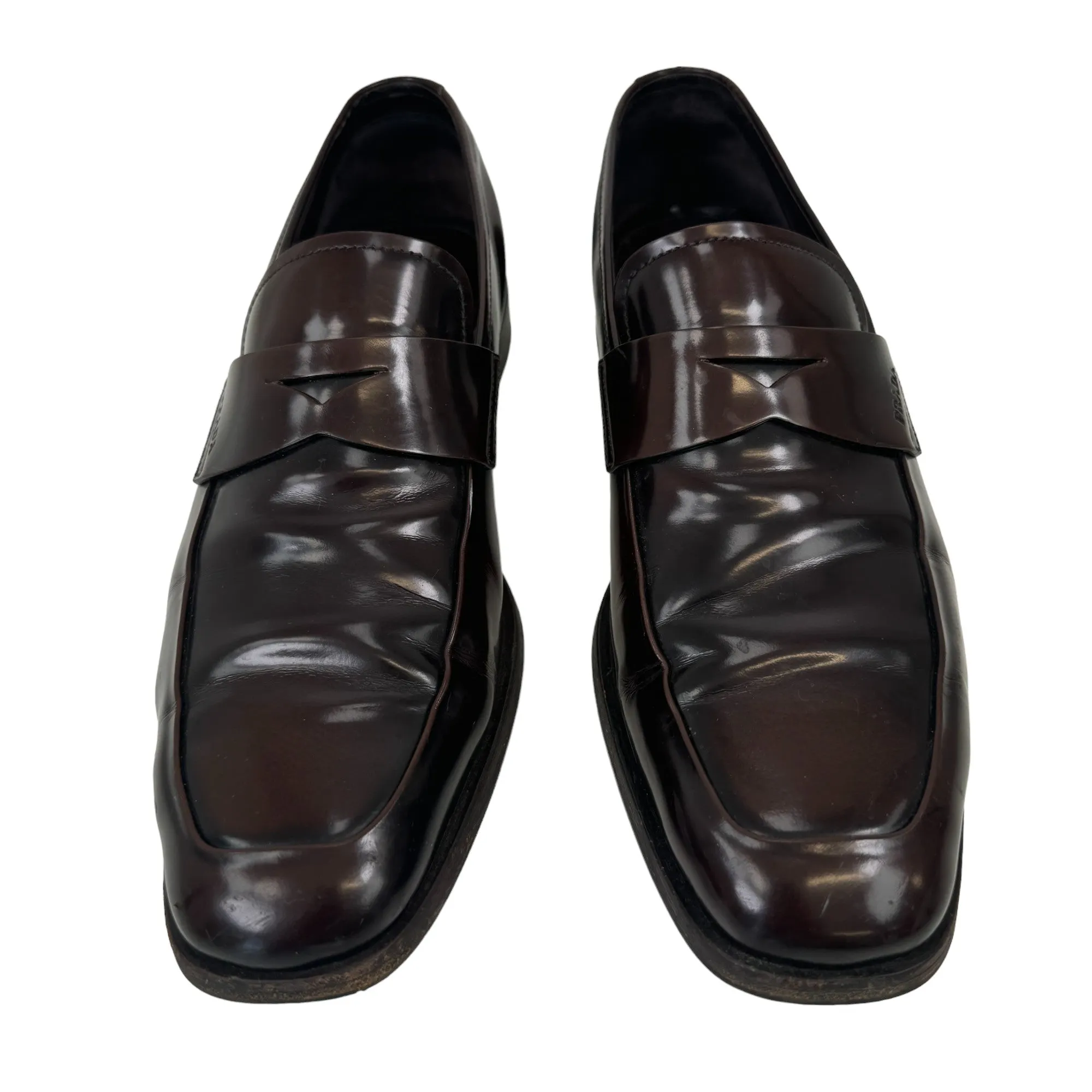 Men's Spazzolato Fume Loafers Brown Size EU 40 / UK 6