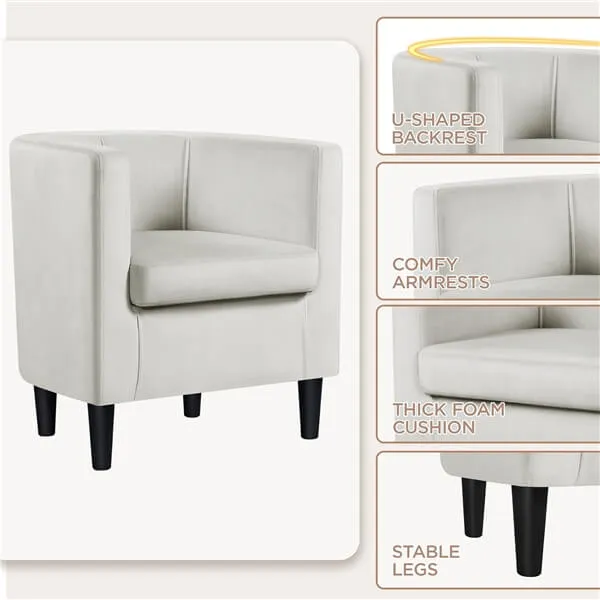 Yaheetech Modern and Comfortable Armchairs